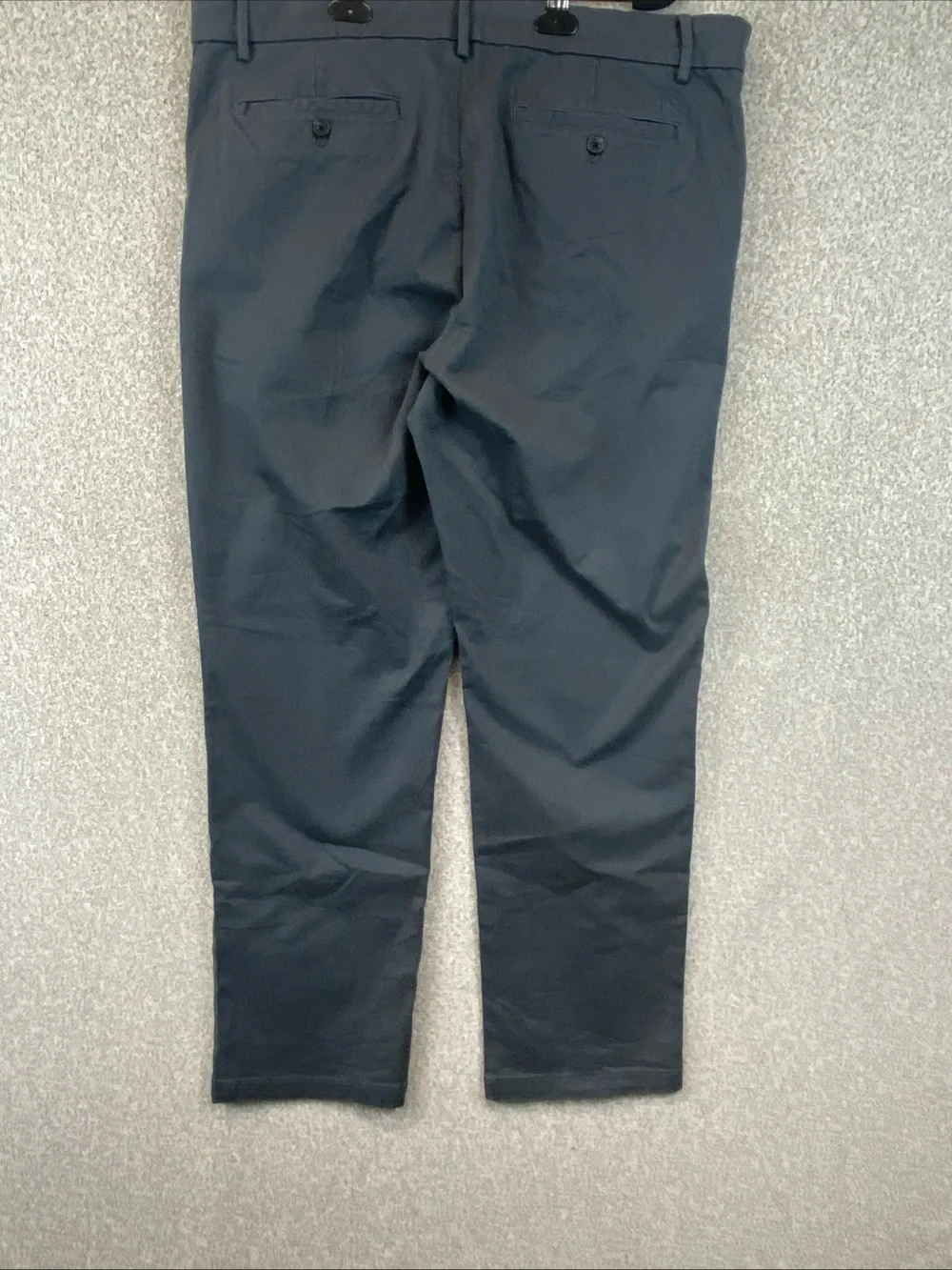 Banana Republic Dark Gray Chinos 38x30 Cotton Blend Flat Front Business Casual